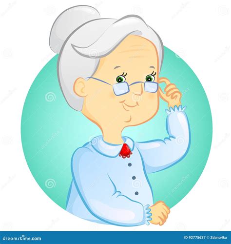 Grandmother Stock Vector Illustration Of Woman Senility 92775637