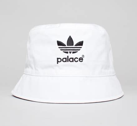 Adidas X Palace Bucket Hat White Consortium