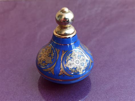 Ceramic Perfume Bottle Vintage Perfume Bottle Porcelain Perfume