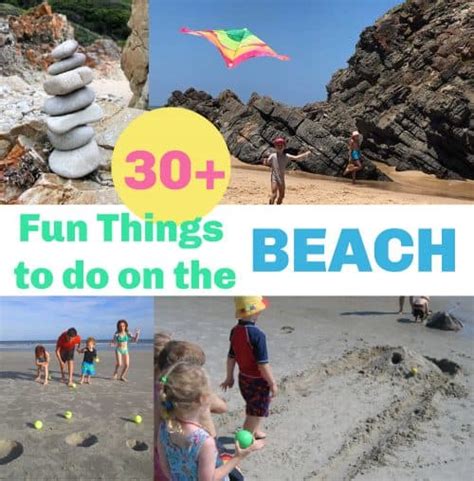 30+ Fun Things to do At The Beach - Emma Owl