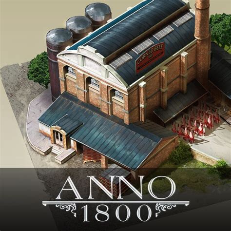 An Aerial View Of The Anno 1800 Factory