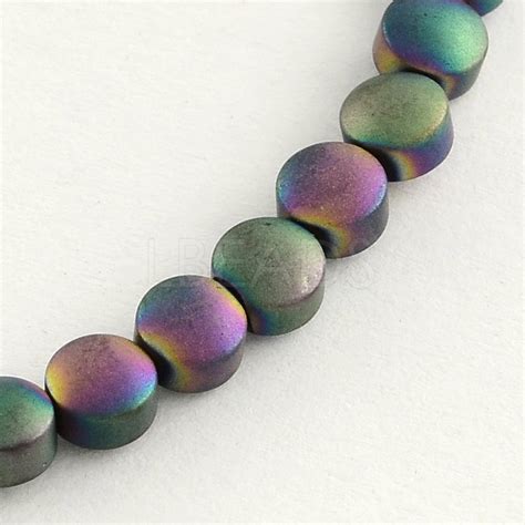 Electroplate Non Magnetic Synthetic Hematite Beads Strands Lbeads