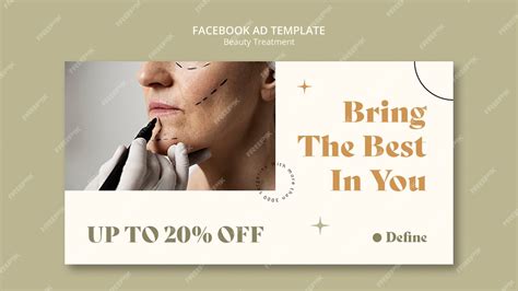 Free Psd Minimal Botox Filler Facebook Template