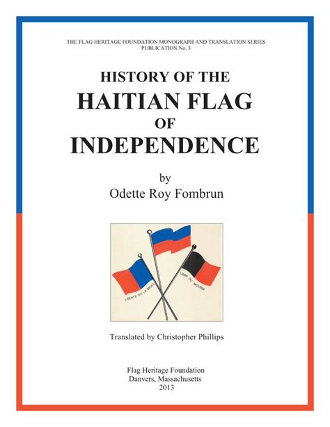 Pdf History Of The Haitian Pdf Filethe Flag Heritage Foundation