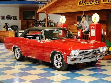 1965 Chevrolet Impala Ss Convertible Red Black For Sale Chevrolet