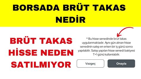 Borsada Br T Takas Nedir Br T Takas Ne Zaman Biter Youtube