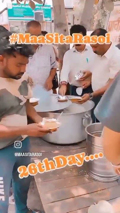 Maa Sita Rasoi 26th Day Of Free Food Service Ek Murti Chowk Greater