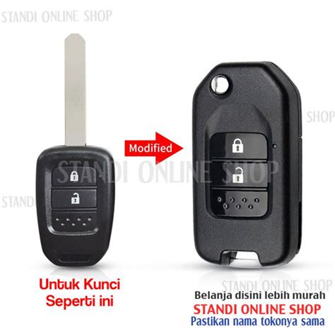 Jual Casing Kunci Lipat Flip Key Rumah Kunci Honda New Mobilio New Brio