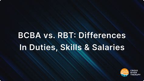 Bcba Vs Rbt Differences In Duties Skills And Salaries