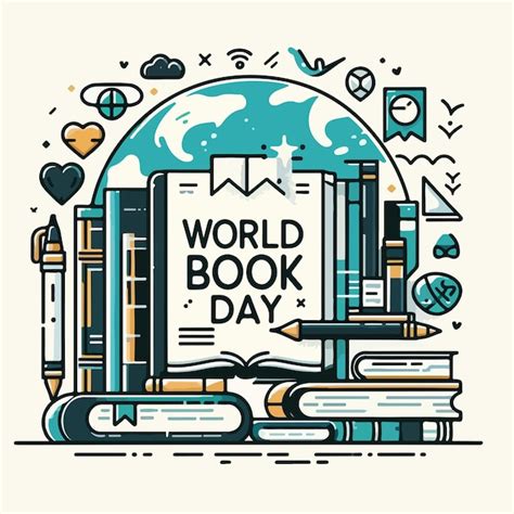 Premium Vector World Book Day Vector Image