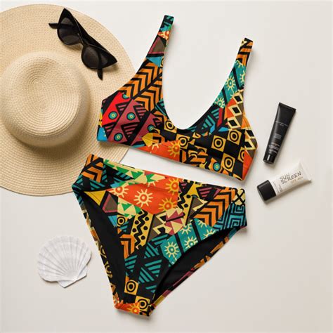 African Print Kente Bikini Etsy Bikinis African Print African Hot Sex