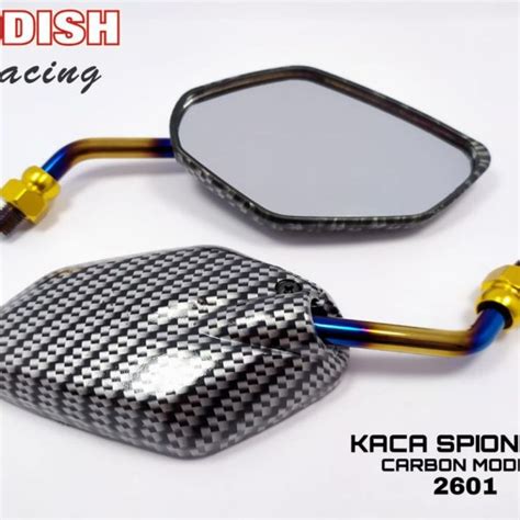 Kaca Spion Carbon Twotone Mini Model Jupiter Spion Karbon Yamaha