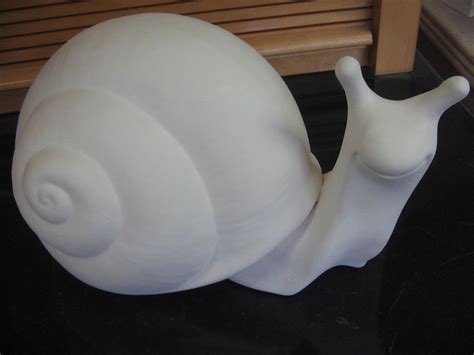 Large Ceramic Snail Ready To Paint Ceramics U Paint In 2021 Ready To