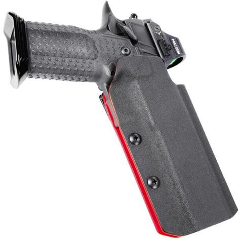 OWB Fits STI 2011 1911 Full Rail Red Kydex Open Carry Retention