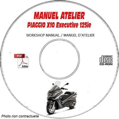 X Executive Ie Abs Manuel Atelier Piaggio Cdrom Fr Support