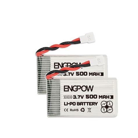 2pcs 3 7V 500mAh Lipo Drone Battery For Syma X5HW X5HC X5UW RC