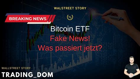 Bitcoin Etf Updates Fake News Durch Sec Panne Youtube