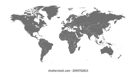 World Map Vector Abstract Illustration Stock Vector (Royalty Free) 2090702815 | Shutterstock