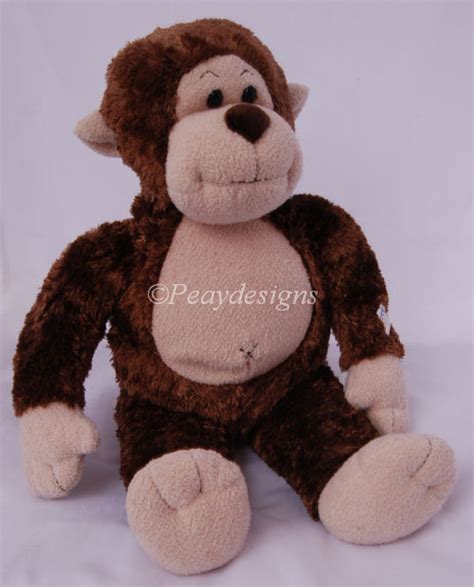 Le Chat Noir Boutique Build A Bear Brown Monkey Chimpanze Plush