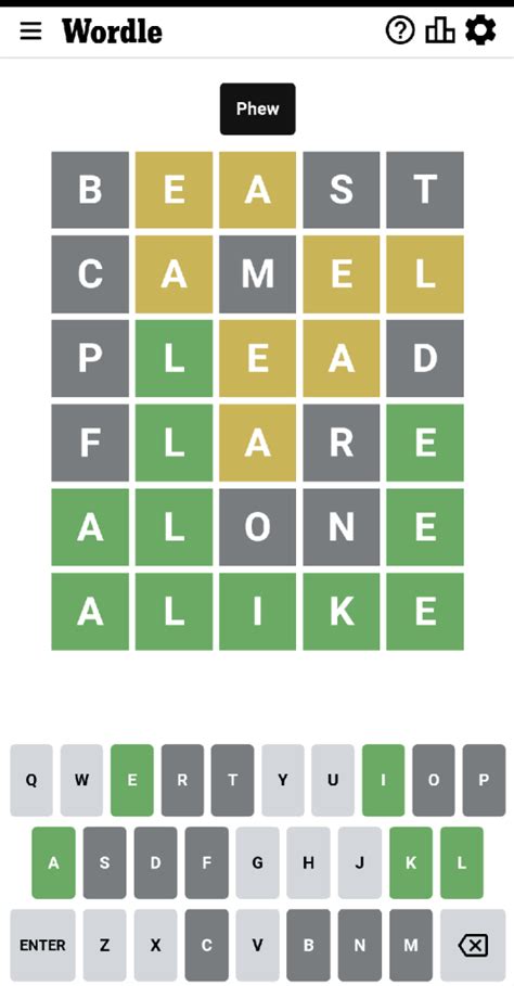 Wordle #458 – Breath of Hallelujah