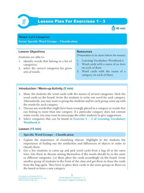 PDF 1 Lesson Plan For Exercises 1 Sapgrp Lesson Plan For