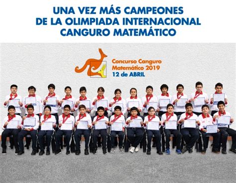 Campeones En La Olimpiada Internacional Canguro Matem Tico