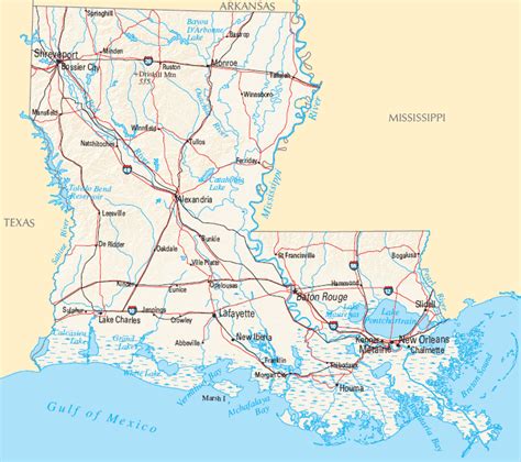 Map Of South Louisiana Cities | Paul Smith