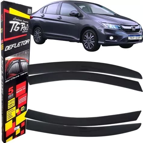 Calha De Chuva Defletor Original Tg Poli Portas Honda City