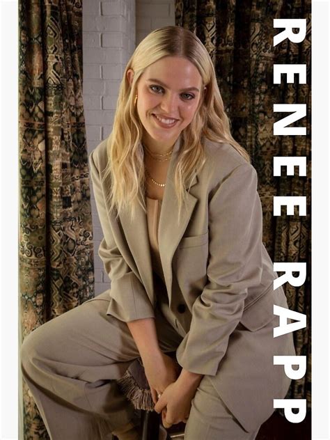 Renee Rapp Poster For Sale By Chadlihassan Redbubble