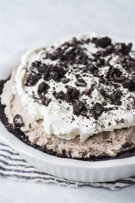 Oreo Pudding Pie No Bake Pie Recipe