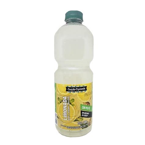 Jugo Limonada Menta Jengibre X Lt Cuarto Creciente Sin Tacc