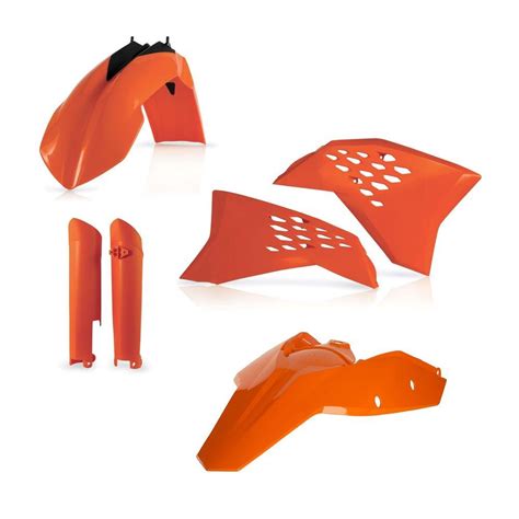 Kit Plastique Complet Acerbis KTM EXC EXC F 08 11 Orange Brillant