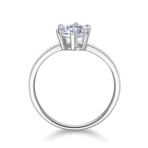 S925 1ct Moissanite Engagement Ring Findurings