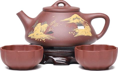 Amazon Clay Teapot 10oz Zisha Tea Pot Chinese Dragon Kungfu Tea