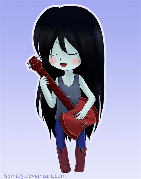 Marceline playing the guitar by Isami05 on DeviantArt