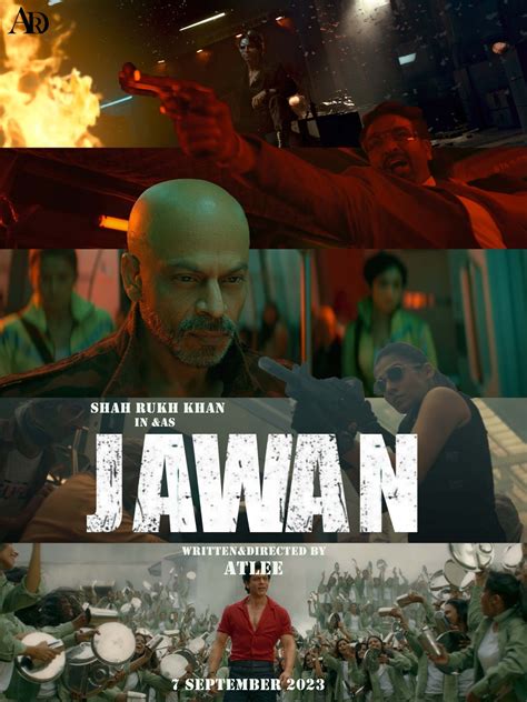 Jawan Movie Title Poster In 2023 Movie Titles Action Movies Movies