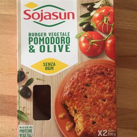 Sojasun Burger Vegetale Pomodoro Olive Review Abillion