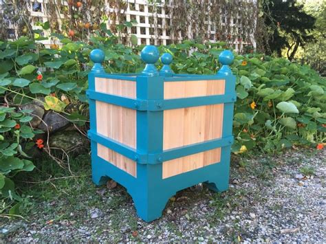 Hadley French Style Cedar Orangerie Planter Box Planter Boxes