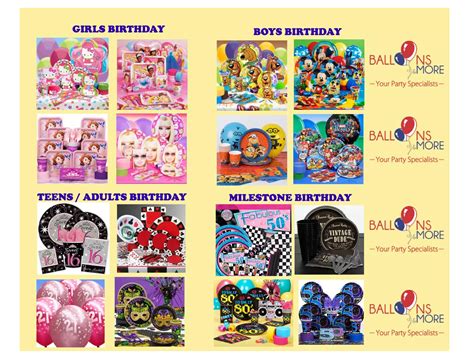 packages for birthday party 1