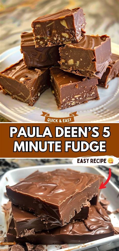 Paula Deens 5 Minute Fudge In 2024 Homemade Fudge Recipes Fudge Recipes Chocolate Fudge