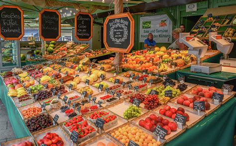 Saturday Morning Market, Munich Photograph by Marcy Wielfaert - Pixels