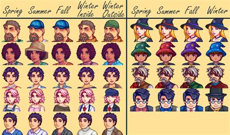 SVE Seasonal Portraits At Stardew Valley Nexus Mods And Community