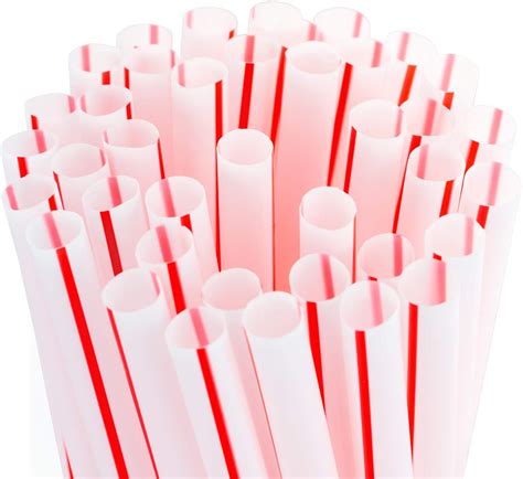 Retro Extra Sturdy Sanitary Plastic Straws Pk Bpa Free