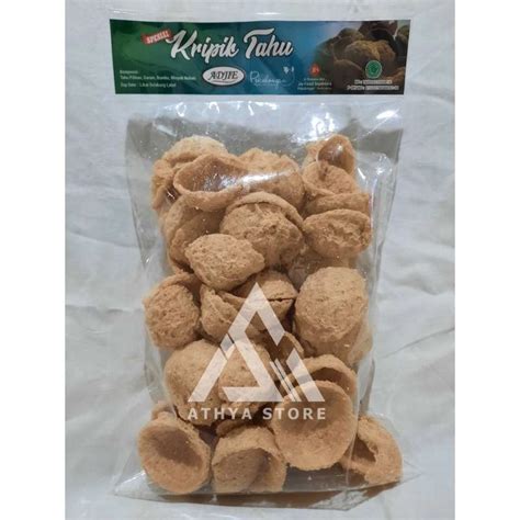 Jual Keripik Tahu Pong Bulat Super Gurih Jie Food 200gram Tahu Pong