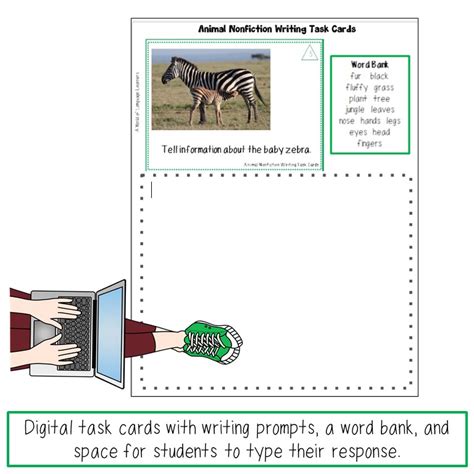 Animal Writing Prompts Print and Digital | Made By Teachers