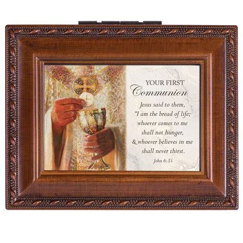 Wood First Communion Keepsake Box – The Catholic Gift Store