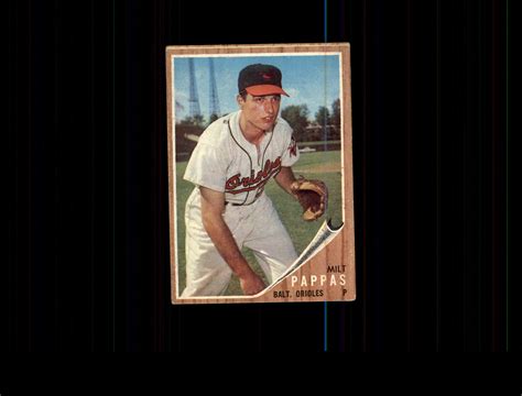 Topps Milt Pappas Vg D Ebay