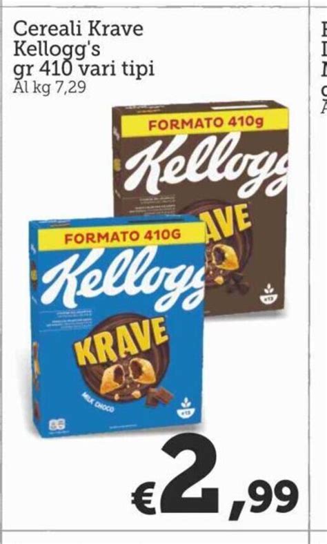 Cereali Krave Kellogg S Gr 410 Vari Tipi Offerta Di MAX Supermercati