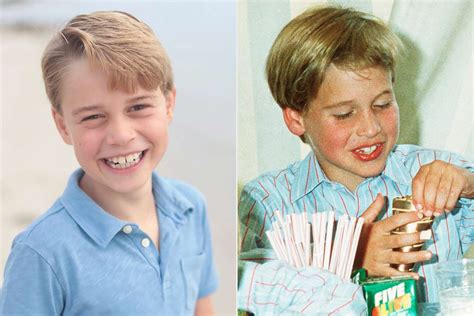 Prince George Is Prince William's Twin in 9th Birthday Portrait