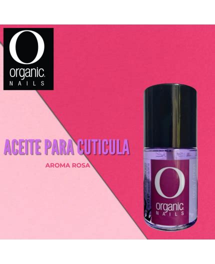 Aceite Para Cut Cula Aroma Rosas Ml Organic Nails